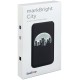 Купить Аккумулятор с подсветкой markBright City, 10000 мАч, синий с нанесением логотипа