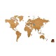 Купить Деревянная карта мира World Map Wall Decoration Large, коричневая с нанесением логотипа