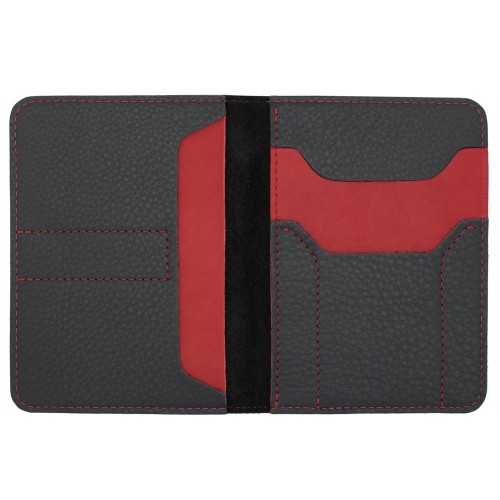 Купить Автобумажник Hakuna Matata, черный с красным с нанесением логотипа