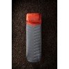 Купить Чехол для туристического коврика Quilted V Sheet, серо-оранжевый с нанесением логотипа