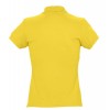 Купить Рубашка поло женская PASSION 170, желтая с нанесением логотипа