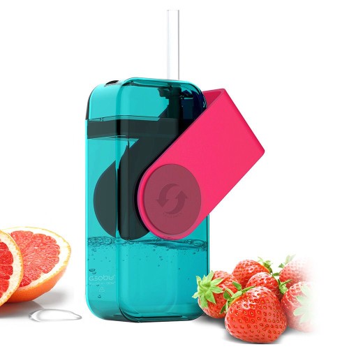 Купить Бутылка Juicy Drink Box, красная с нанесением логотипа Купить Бутылка Juicy Drink Box, красная с нанесением логотипа