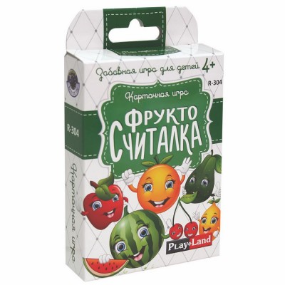 Купить Карточная игра «Забавная. Фруктосчиталка» с нанесением