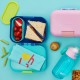 Купить Ланчбокс Neat Bento, малый, голубой с нанесением логотипа