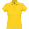 Купить Рубашка поло женская PASSION 170, желтая с нанесением логотипа