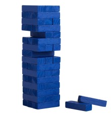 Игра «Деревянная башня мини», синяя