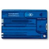 Купить Набор инструментов SwissCard Quattro, синий с нанесением логотипа