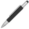 Купить Блокнот Lilipad с ручкой Liliput, черный с нанесением логотипа