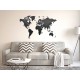 Купить Деревянная карта мира World Map Wall Decoration Medium, черная с нанесением логотипа