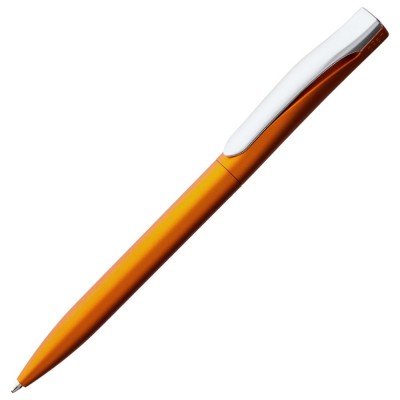 Купить Ручка шариковая Pin Silver, оранжевый металлик с нанесением