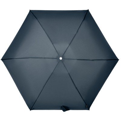 Купить Складной зонт Alu Drop S, 4 сложения, автомат, синий с нанесением