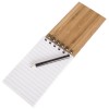 Купить Блокнот на кольцах Bamboo Simple с нанесением логотипа