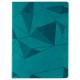 Купить Ежедневник Gems, недатированный, бирюзовый с нанесением логотипа