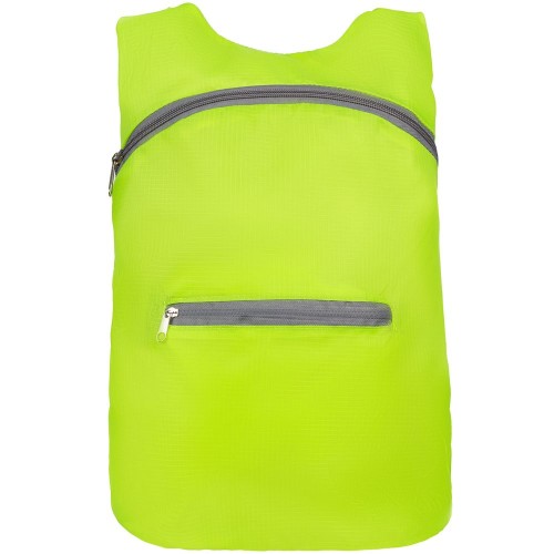 Купить Складной рюкзак Barcelona, салатовый с нанесением логотипа