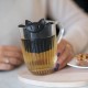 Купить Емкость для заваривания Miaou, черная с нанесением логотипа
