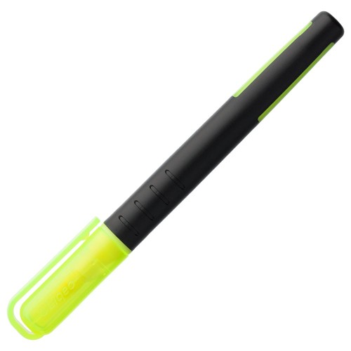 Купить Маркер текстовый Liqeo Pen, желтый с нанесением логотипа