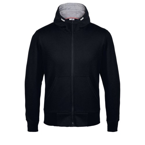 Купить Толстовка Kulonga Heavy Zip, темно-синяя с нанесением логотипа