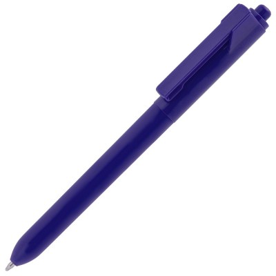 Купить Ручка шариковая Hint, синяя с нанесением