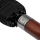 Купить Складной зонт Wood Classic S, черный с нанесением логотипа