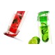 Купить Бутылка для воды Flavour It 2 Go, зеленая с нанесением логотипа