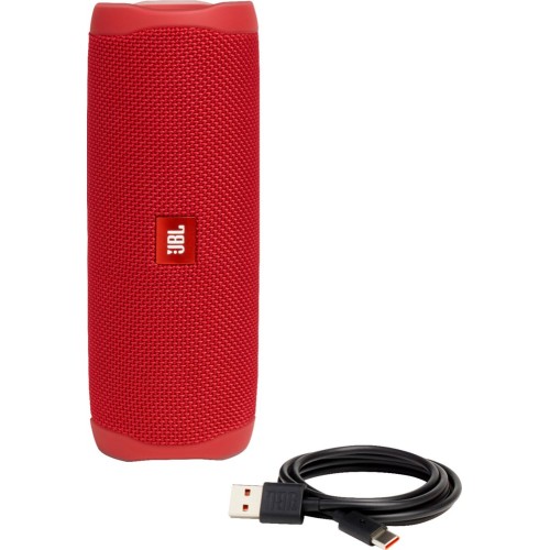 Купить Беспроводная колонка JBL Flip 5, красная с нанесением логотипа Купить Беспроводная колонка JBL Flip 5, красная с нанесением логотипа