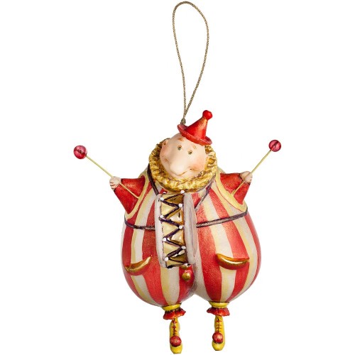 Купить Набор из 3 елочных игрушек Circus Collection: барабанщик, акробат и слон с нанесением логотипа Купить Набор из 3 елочных игрушек Circus Collection: барабанщик, акробат и слон с нанесением логотипа