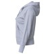 Купить Толстовка женская Hooded Full Zip серый меланж с нанесением логотипа