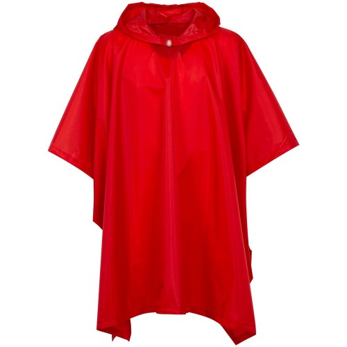 Купить Дождевик Rainman Poncho, красный с нанесением логотипа
