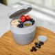 Купить Ланчбокс Club Bento Organic, серый с нанесением логотипа