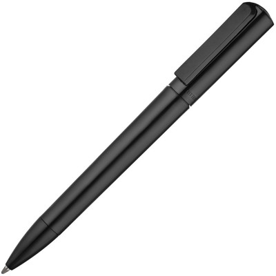 Купить Ручка шариковая Split Black Neon, черная с нанесением