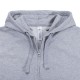 Купить Толстовка женская Hooded Full Zip серый меланж с нанесением логотипа