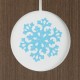 Купить Открытка Season's Greetings, со снежинкой с нанесением логотипа