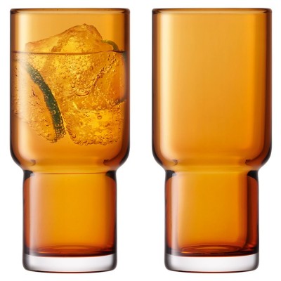 Купить Набор высоких стаканов Utility, оранжевый с нанесением логотипа
