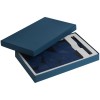 Купить Набор Gems: ежедневник и ручка, синий с нанесением логотипа