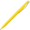 Купить Карандаш механический Pin Soft Touch, желтый с нанесением логотипа