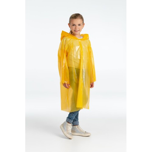 Купить Дождевик-плащ детский BrightWay Kids, желтый с нанесением логотипа