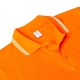 Купить Рубашка поло Virma Stripes, оранжевая с нанесением логотипа