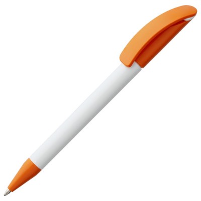 Купить Ручка шариковая Prodir DS3 TPP Special, белая с оранжевым с нанесением