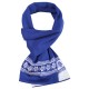 Купить Шарф «Скандик», синий (василек) с нанесением логотипа