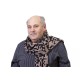 Купить Шарф QR-code , песочный/черный с нанесением логотипа