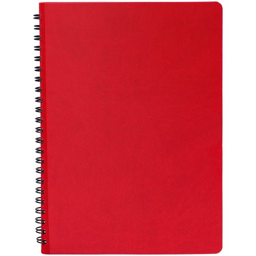 Купить Ежедневник Twill, недатированный, красный с нанесением логотипа