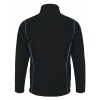 Купить Куртка мужская NOVA MEN 200, черная с ярко-голубым с нанесением логотипа