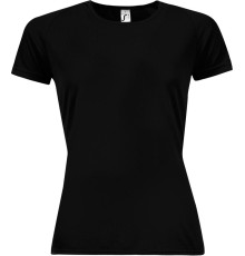 Футболка женская SPORTY WOMEN 140, черная
