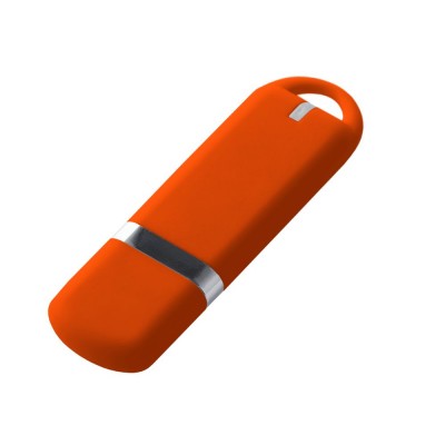 Купить Флешка Memo, 8 Гб, оранжевая с нанесением логотипа