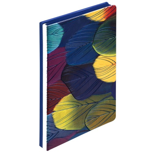 Купить Ежедневник Butterfly Peacock, синий, недатированный с нанесением логотипа
