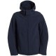 Купить Куртка мужская Hooded Softshell темно-синяя с нанесением логотипа