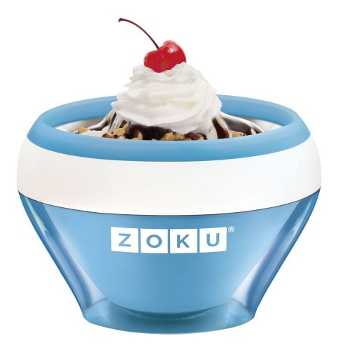 Купить Мороженица Ice Cream Maker, синяя с нанесением логотипа