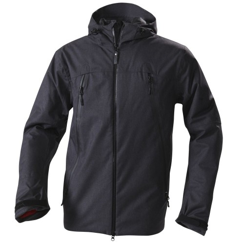 Купить Куртка мужская JACKSON, черный меланж с нанесением логотипа