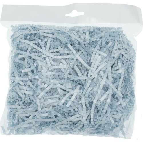 Купить Бумажный наполнитель «Блеск», голубой с нанесением логотипа
