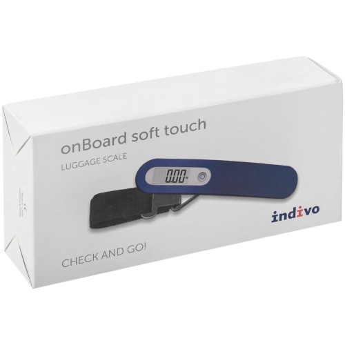 Купить Дорожные весы onBoard Soft Touch, красные с нанесением логотипа